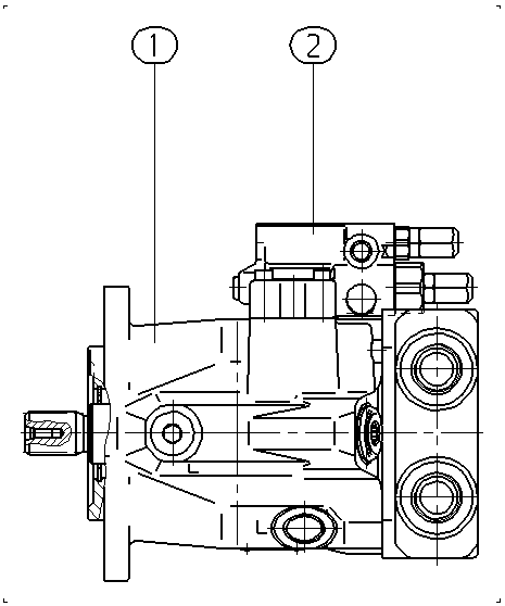 AA10VO60DFR/52W-VUC66N000 — Drawing
