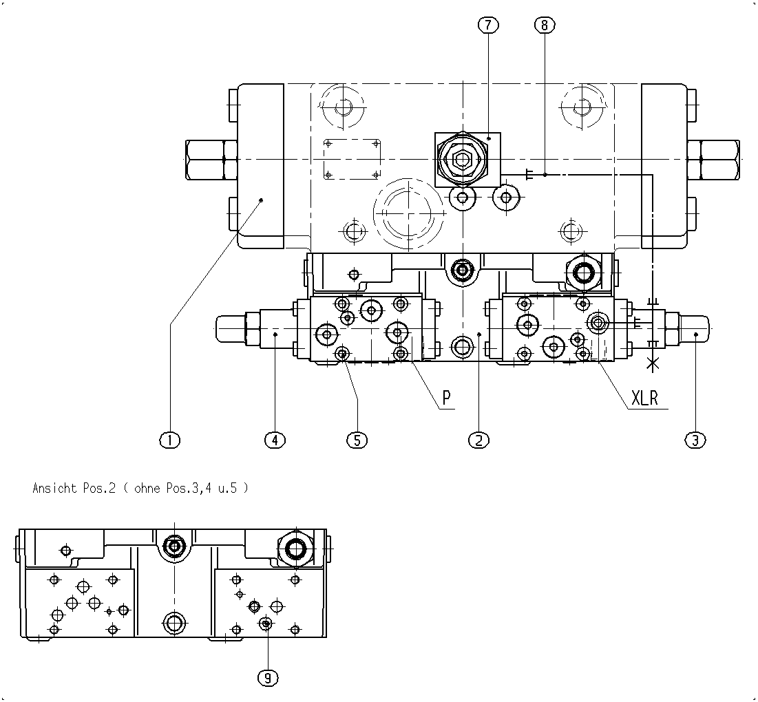 R A4VS 500 LR3DN /30L -V -S1119 — Drawing