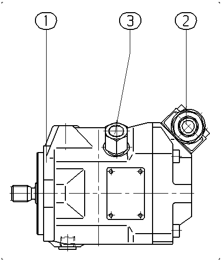 AXIAL-PISTON PUMP — Drawing