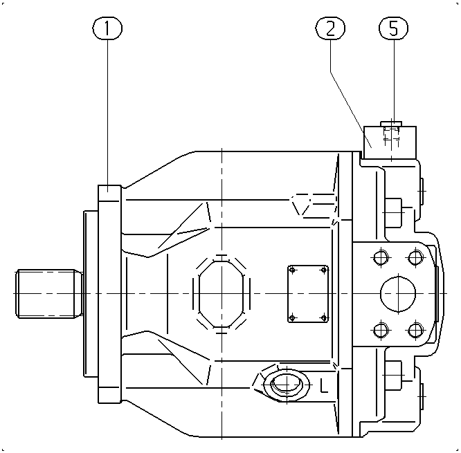 A A10V O140 DG /31L-VSD62N00 — Drawing