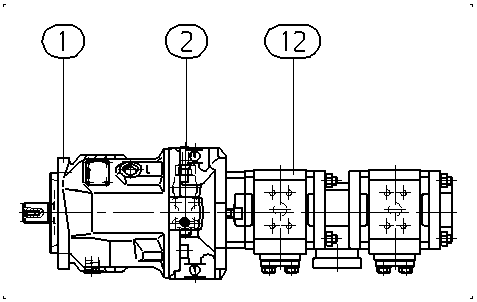 A A10V O 71 DR /31L-PSC62H00 — Drawing