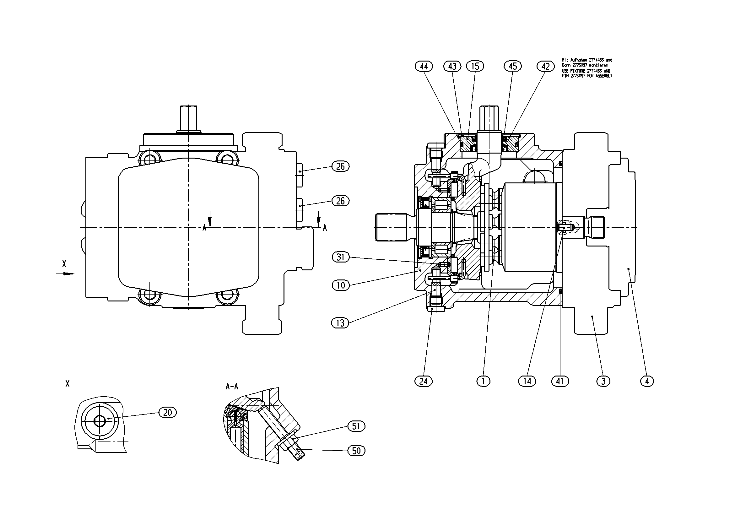 AA10VG18MD1/10R-NSC66F014S-E — Drawing