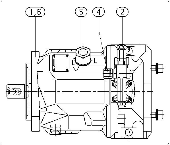 AA10VO71DFR/31R-PSC12K01-SO52 — Drawing