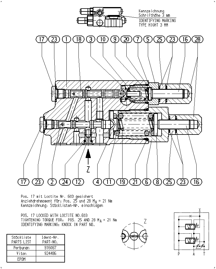 CONTROL VALVE — Drawing