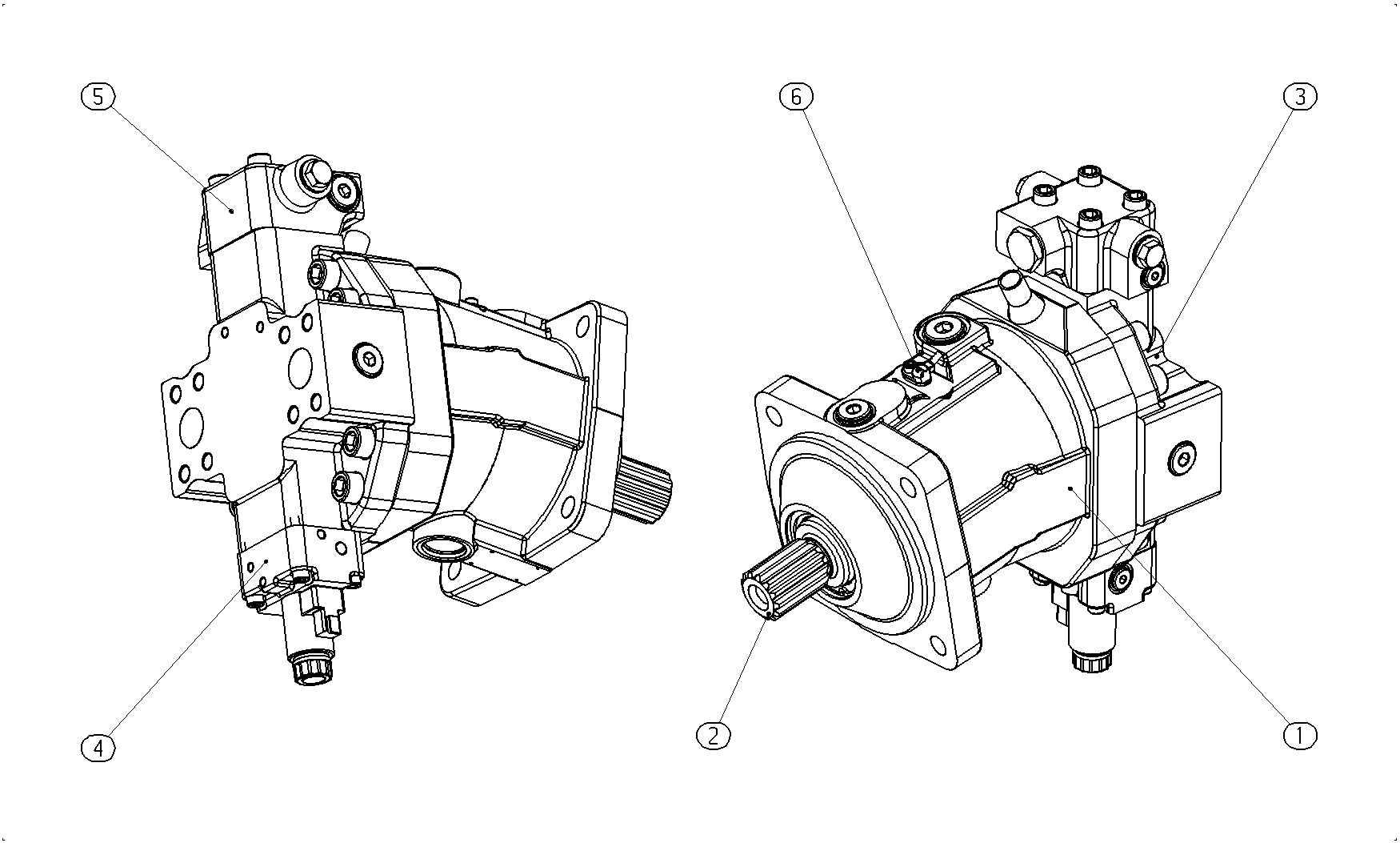 A6VM150EP100P000A/71MWV0R4T11DV-0 — Drawing