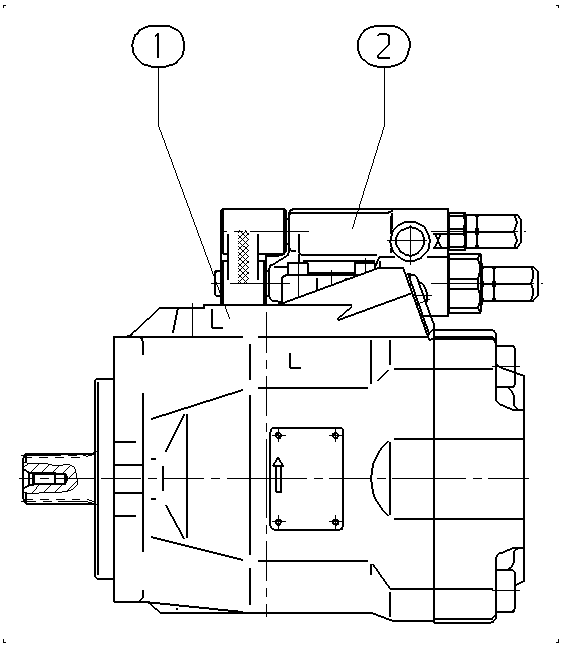 A A10V O 63 DFR1/52L-VWC11N00 -S1188 — Drawing