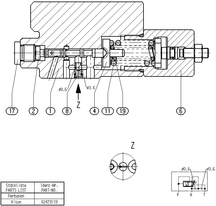 CONTROL VALVE — Drawing