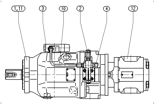 AA10VSO100DFLR/31R-PPA12M50 — Drawing