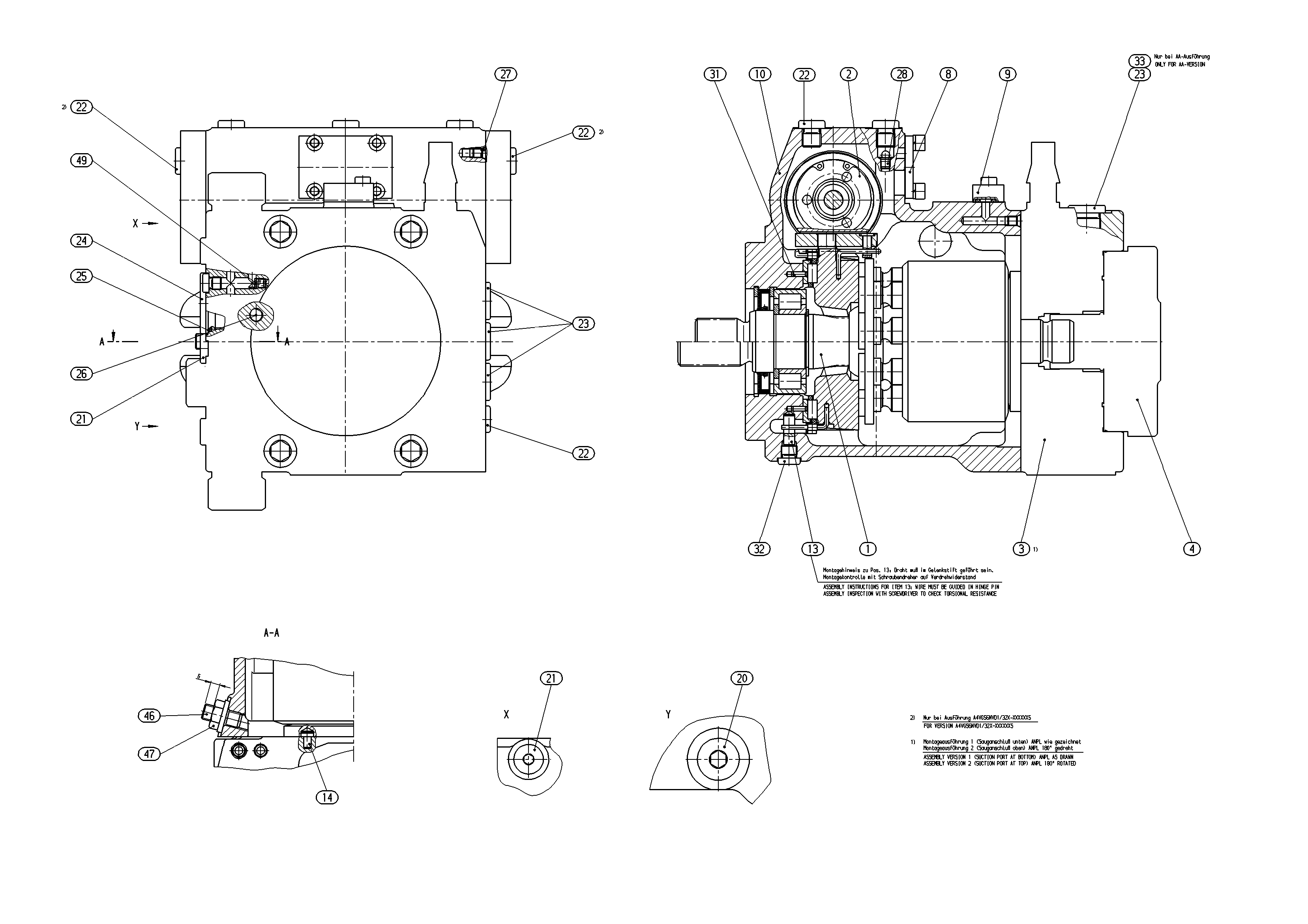 AA4VG56NVD1/32R-NSC52F003S — Drawing
