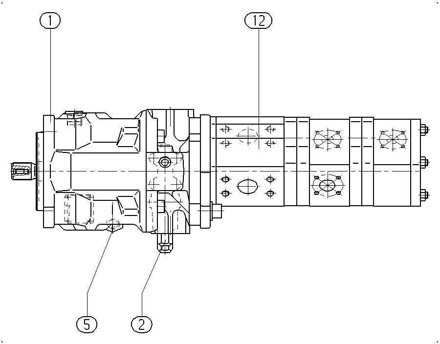 A A10V O 28 DR /31R-PSC12H00 -SO381 — Drawing