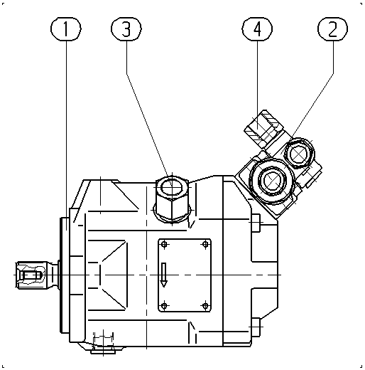 A A10VSO 10 DRG /52R-PSC14N00 — Drawing