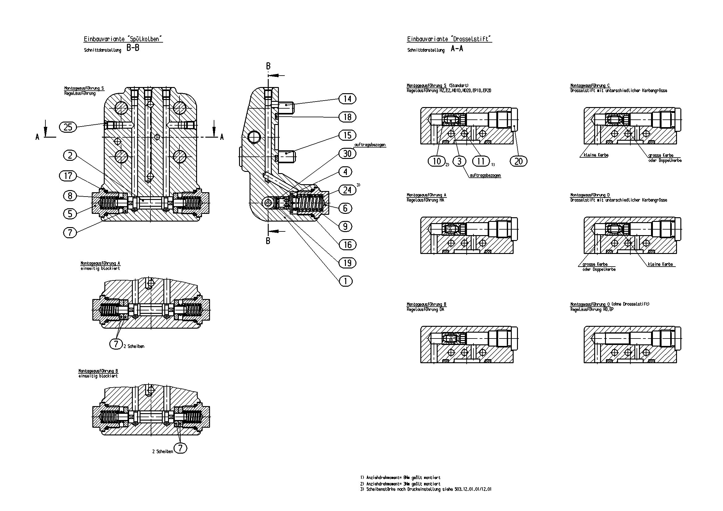 FLUSH/BOOST PRESSURE VALVE — Drawing