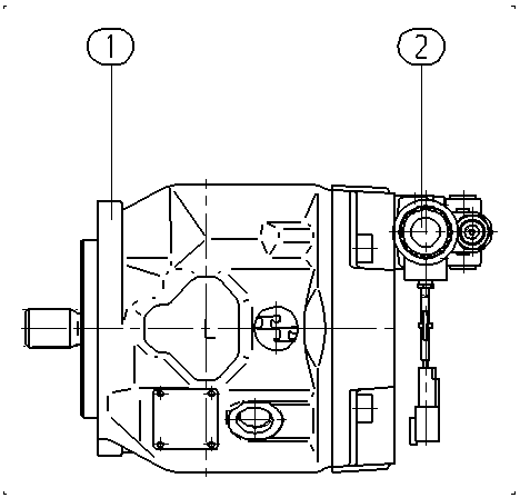 A A10V O 45ED 72/31L-VUC61N00H — Drawing