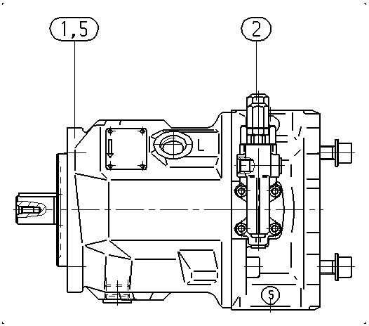 A AA10VSO 45 DFR /31R-PKC62K68 -SO 52 — Drawing