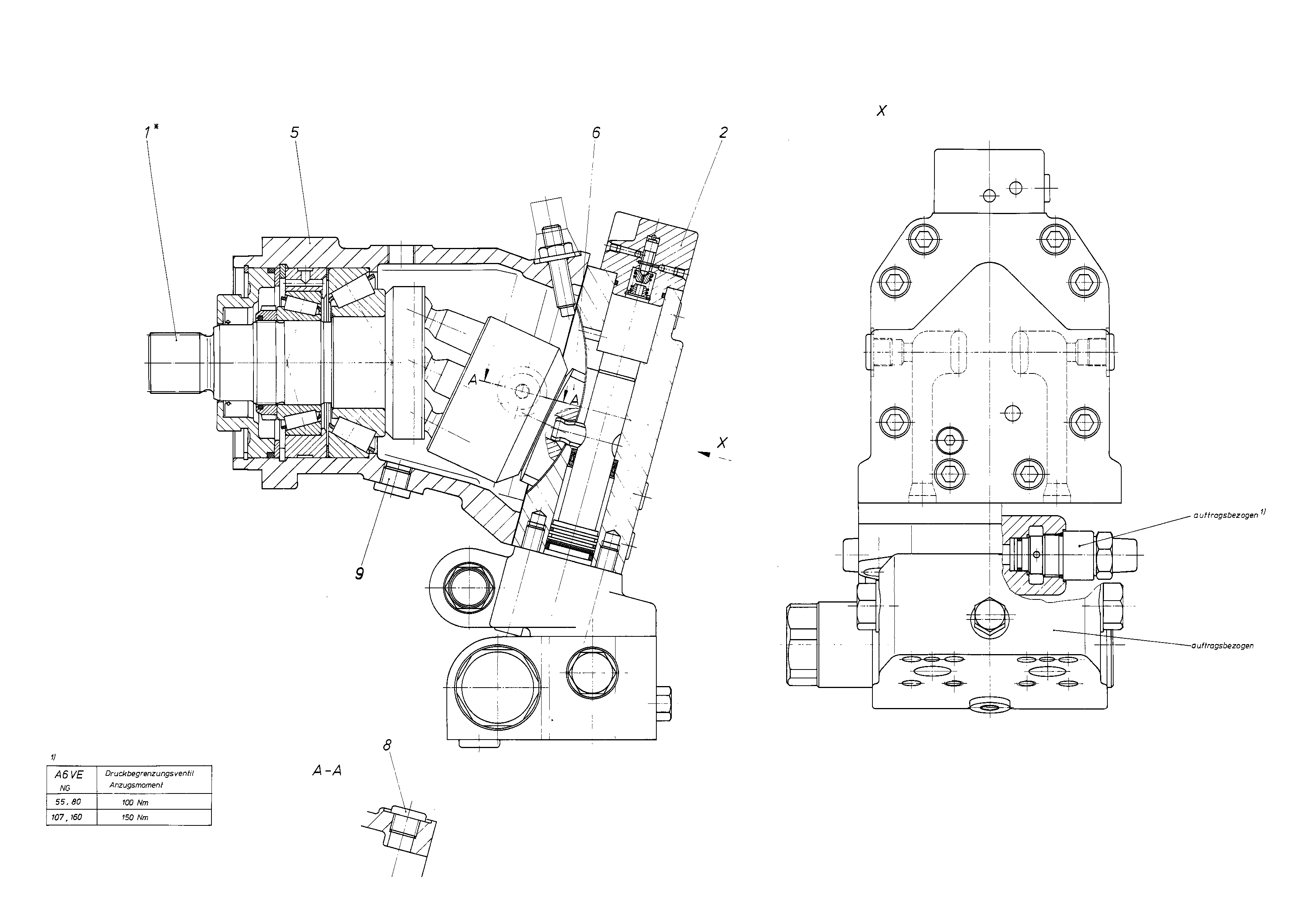 A6VM80HZ/60W-PZB010B-S — Drawing