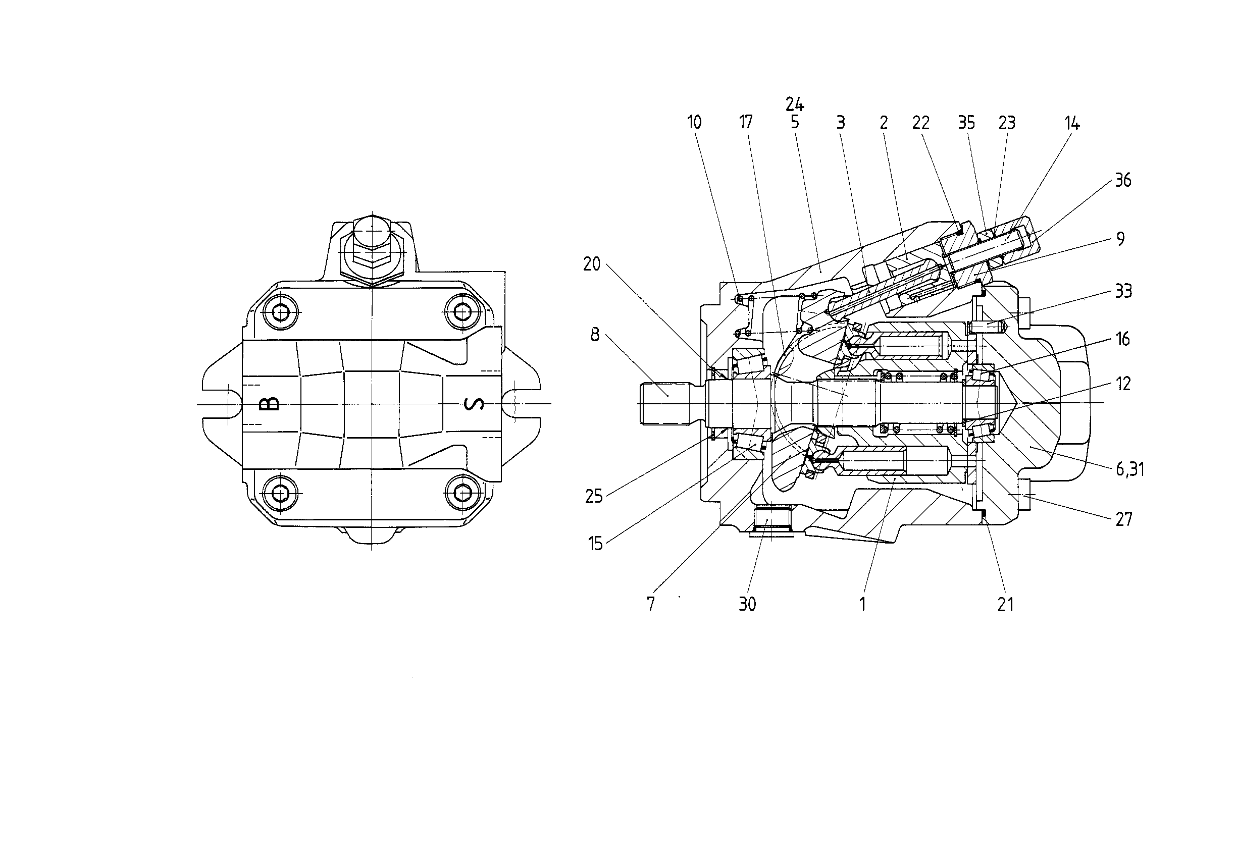 G AA10V O 28 OV /50L-VSC12N00 — Drawing