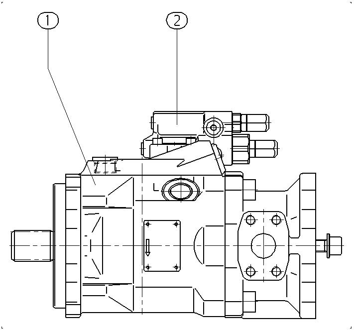 AA10VO60DR/52L-PSD12KA4 — Drawing