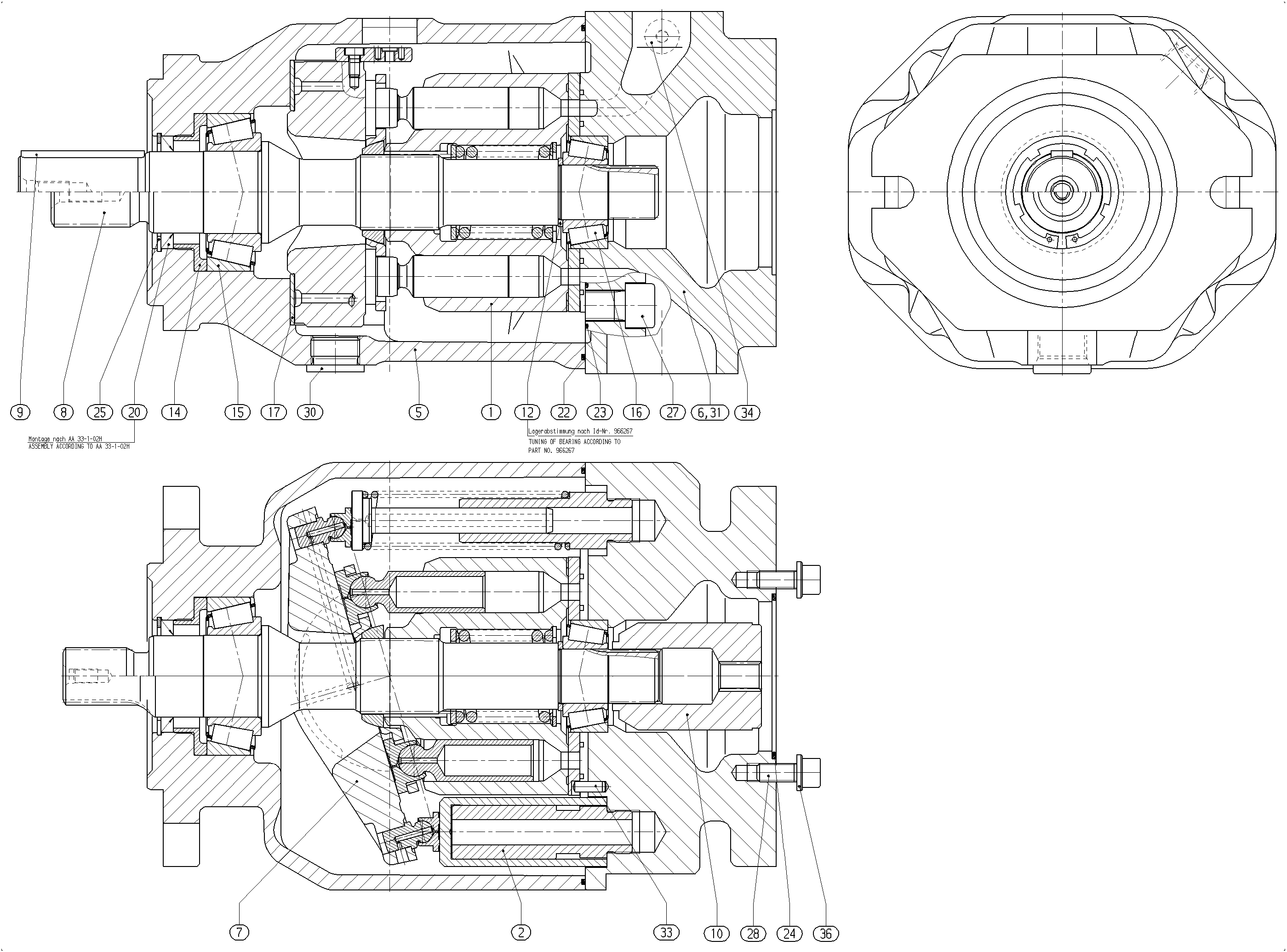 G A10VSO100 DFE /31R-VSA12K01 LR -SO469 — Drawing