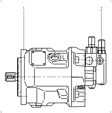 A A10V O 28 DR /31L-PSC61N00 — Drawing