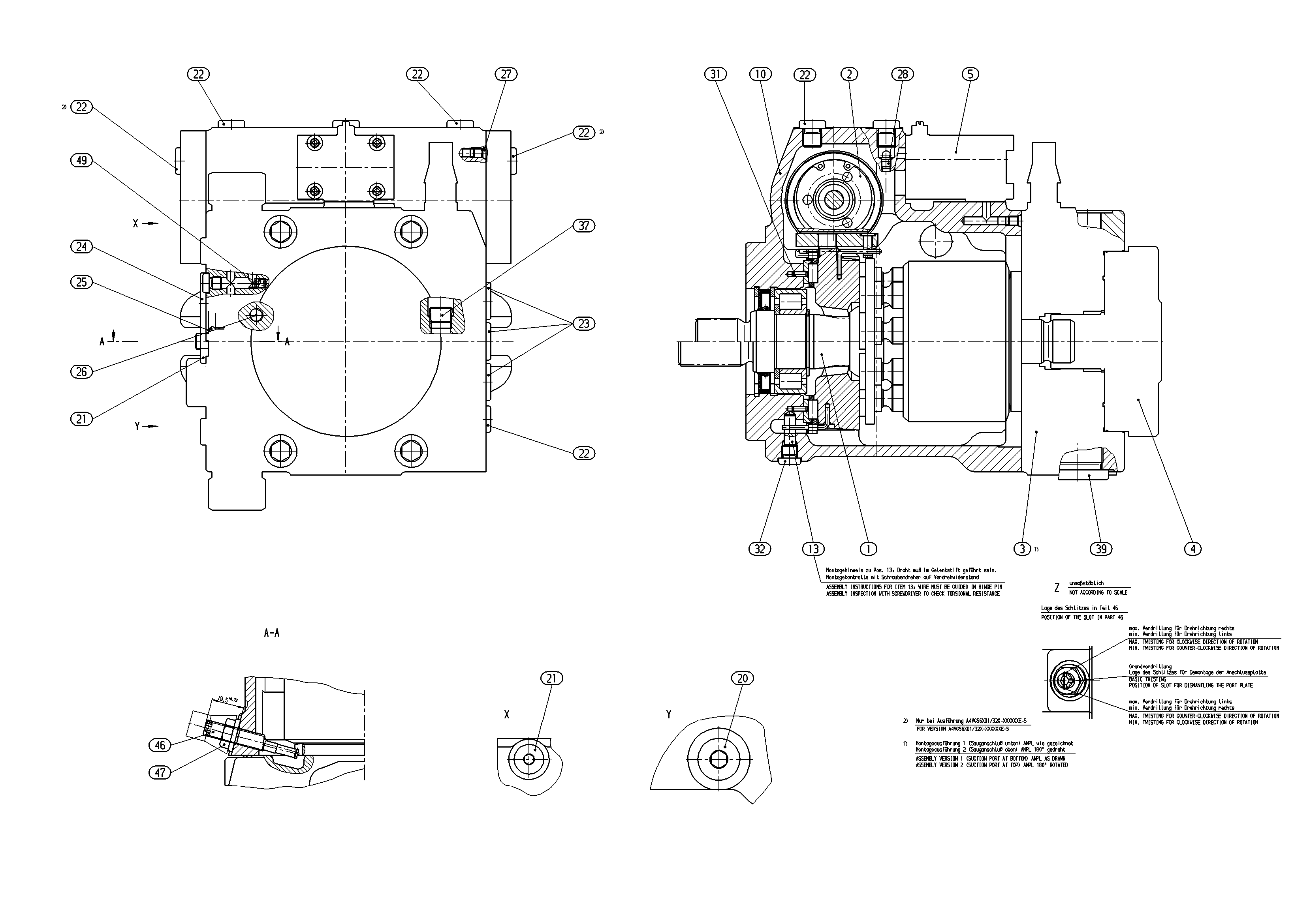A4VG56EF2D1/32L-NSC02K073EP-S — Drawing