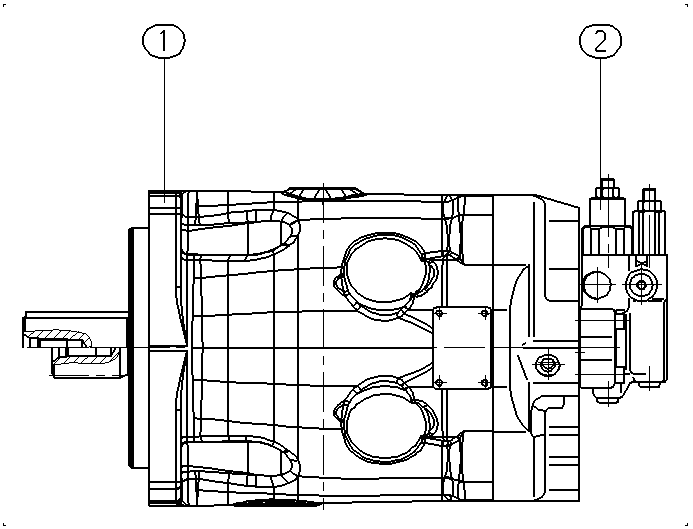 AA10VO110DRS/32L-VWD11N00-S2017 — Drawing