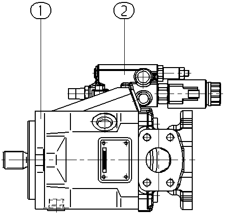 A A10VNO 45ED 74/52R-VSC12K68P -S2988 — Drawing