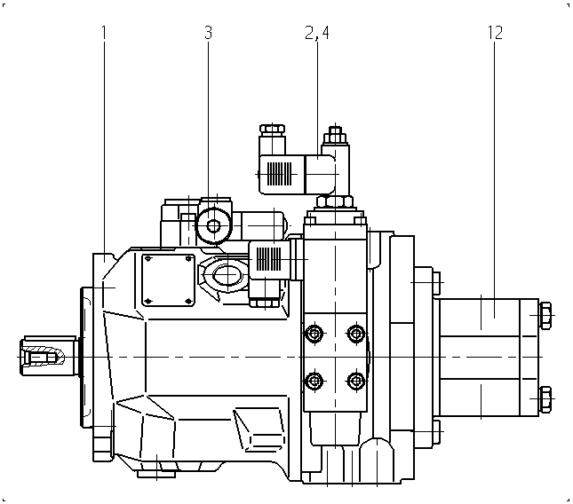 AA10VSO45DFE/31R-PPA12G80 — Drawing