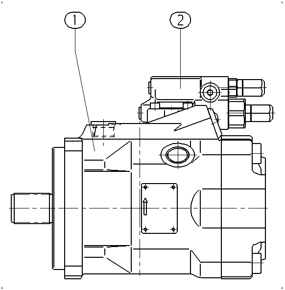 A A10V O 60 DFR /52L-PSD61N00 -SO834 — Drawing