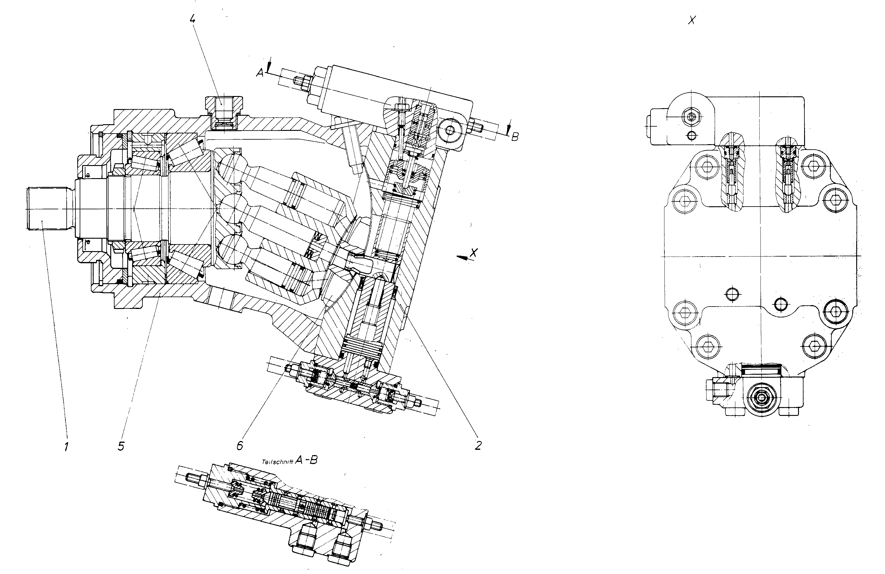 A6VM160HD2D/60W-PAB010B — Drawing