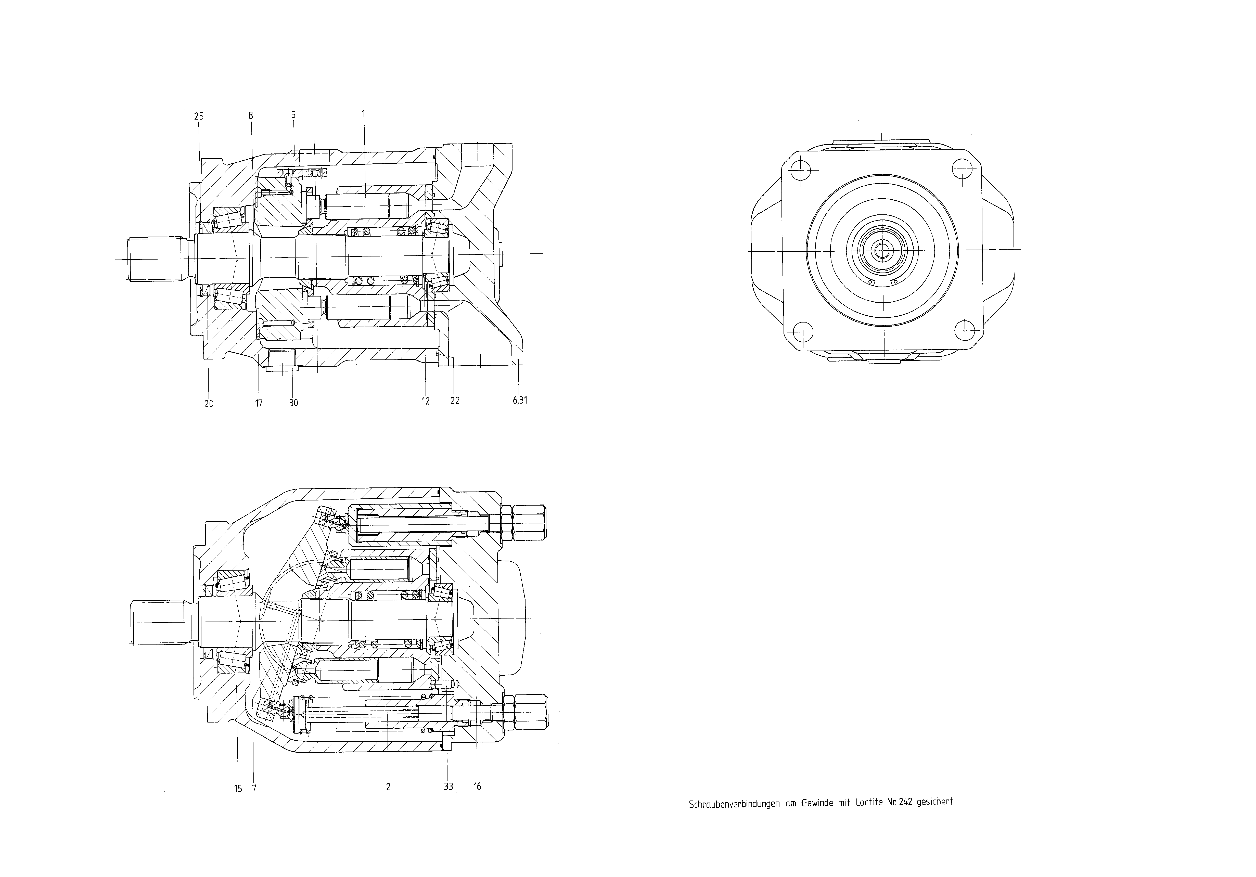 G A10V O140 OV /31L-PSD62N00 LR -SO 97 — Drawing