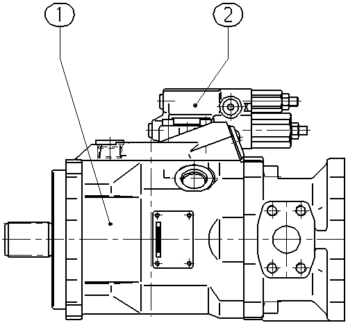 A A10V O 60 DRG /52L-VSD12K15 — Drawing