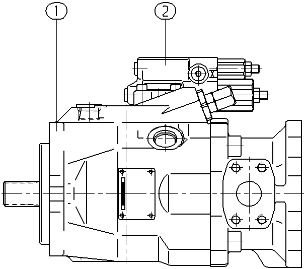 AA10VO60DFR1/52L-VWC62K'980378*G*& — Drawing