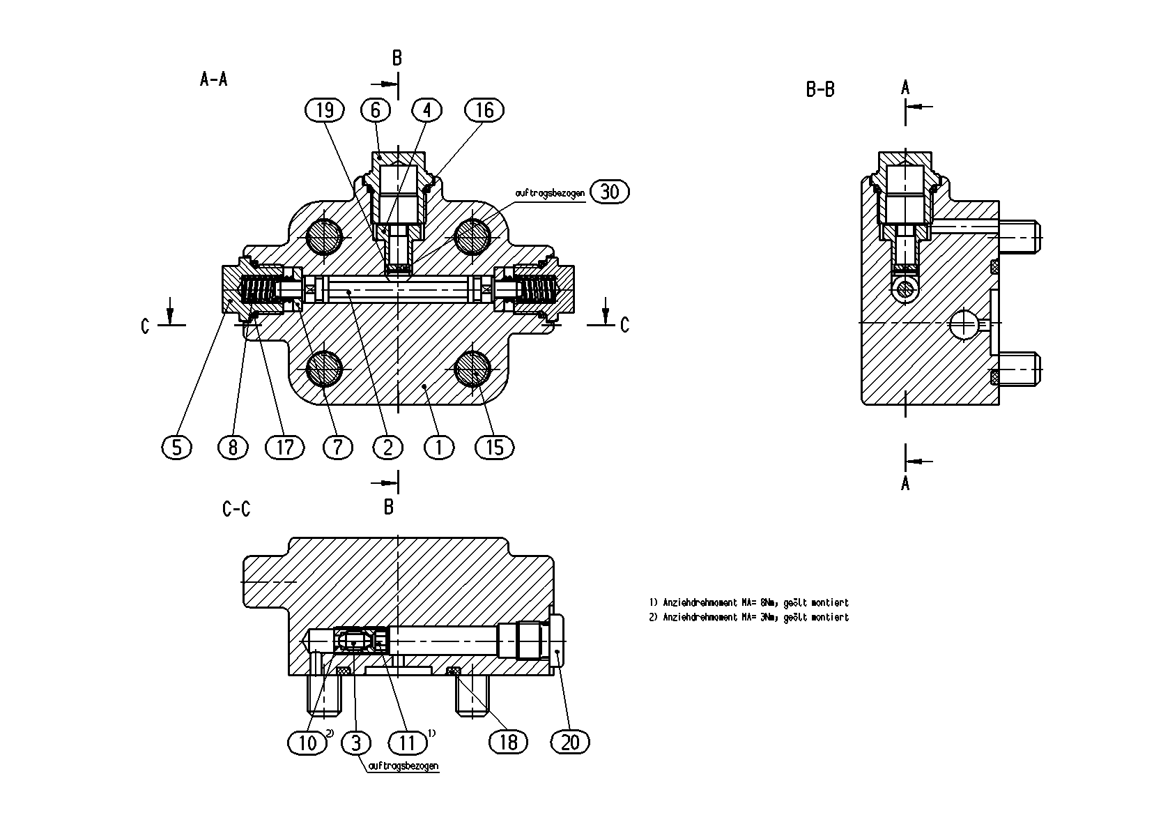 FLUSHING VALVE — Drawing
