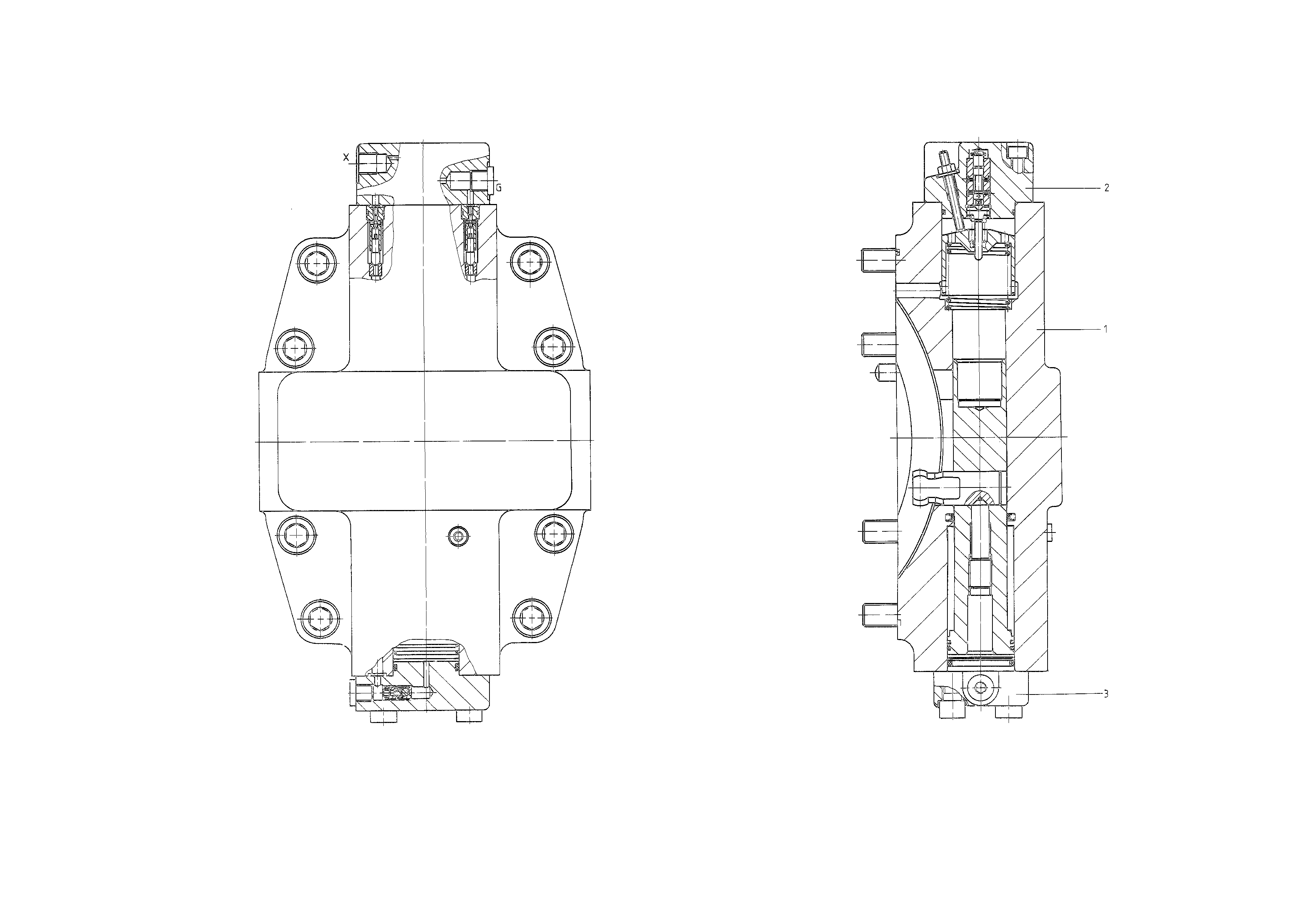 V A6V M 250 HA1T /61-V020A — Drawing