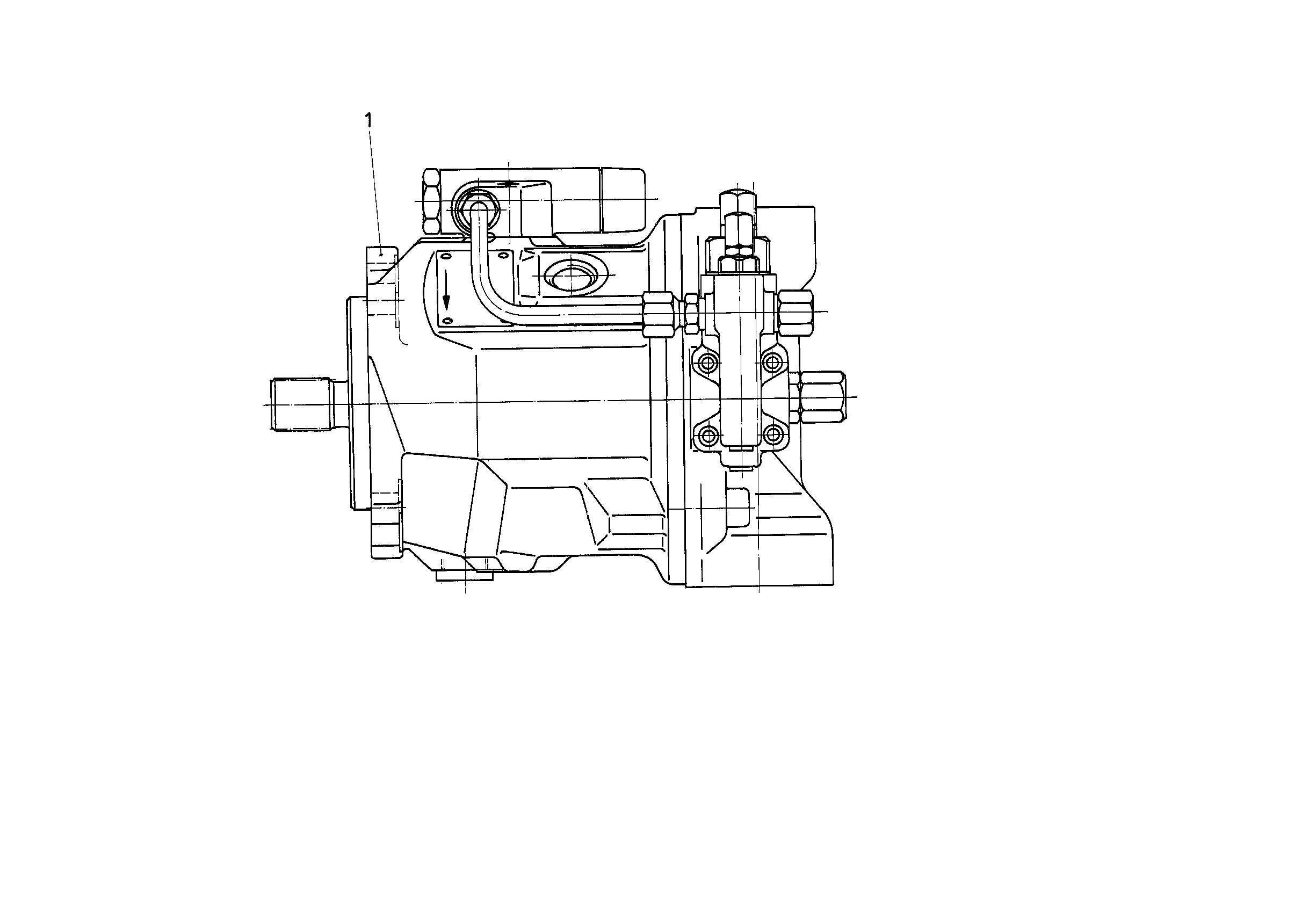 AA10VO45+DFLR/31R-PSC62N00-SO15 — Drawing