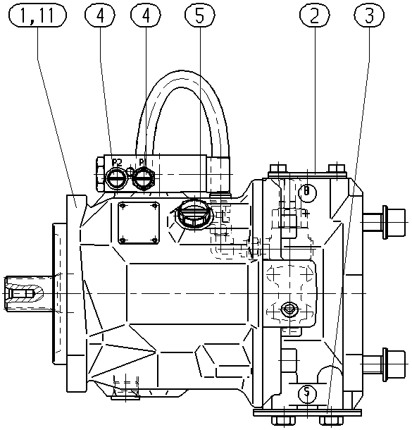 AP A10V O 74 DFSR/31L-VRC92K07 -S2104 — Drawing