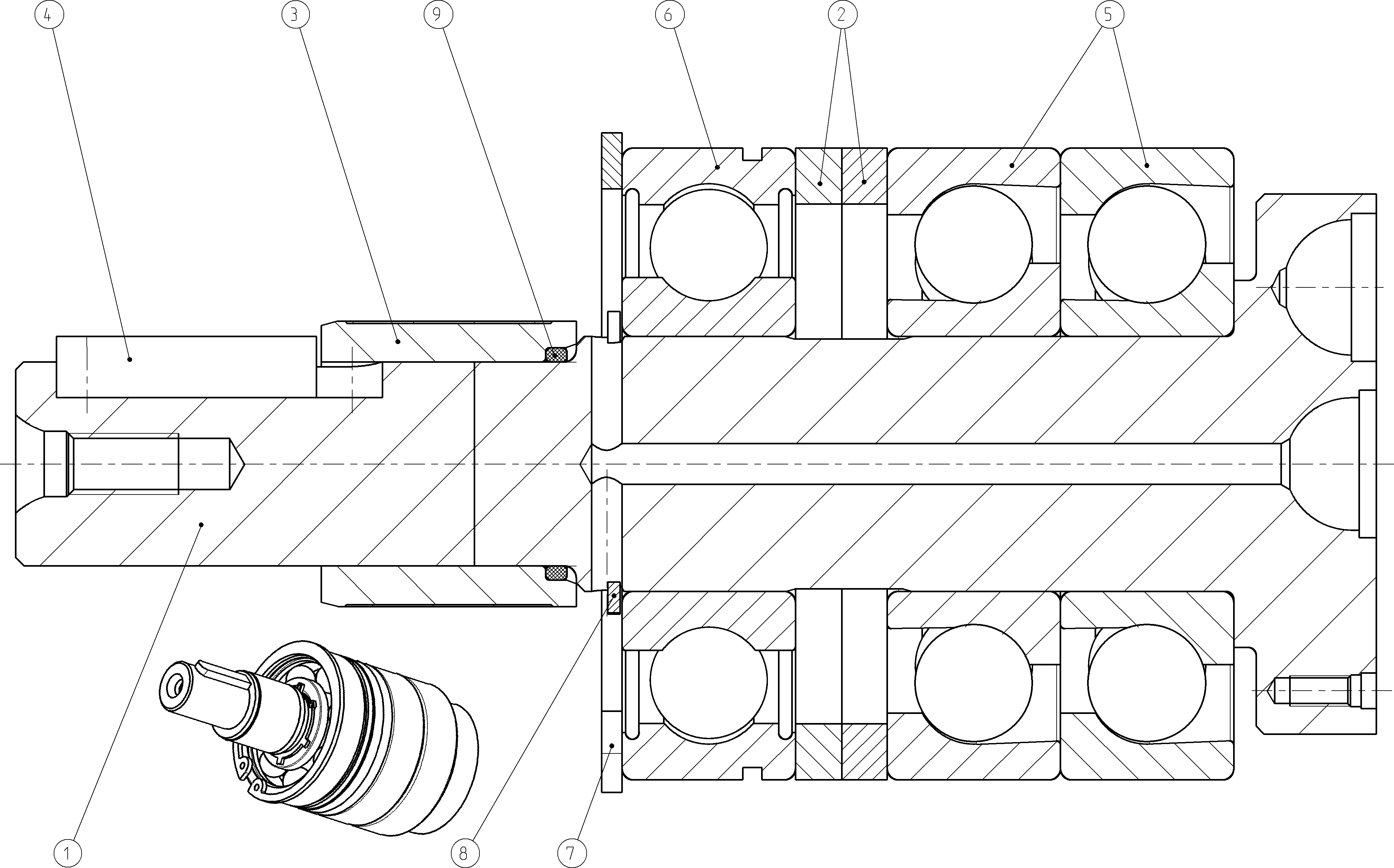 DRIVE SHAFT — Drawing