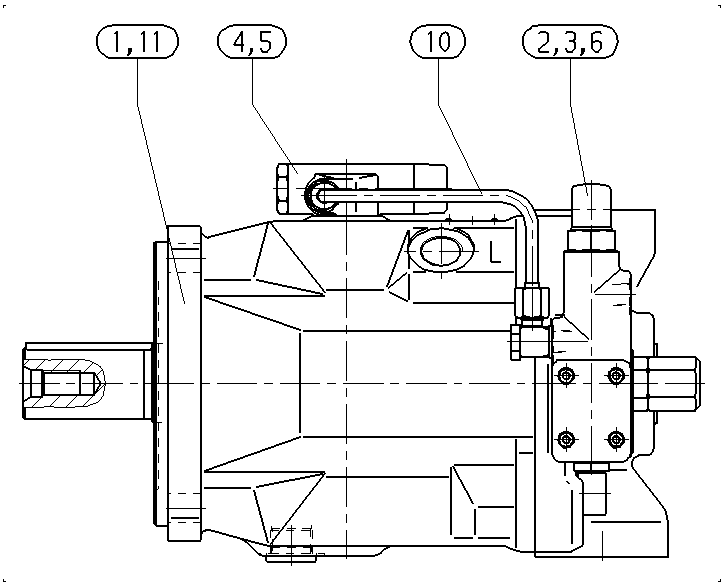 AA10VSO140DFLR/31R-PPB12N00-SO258 — Drawing