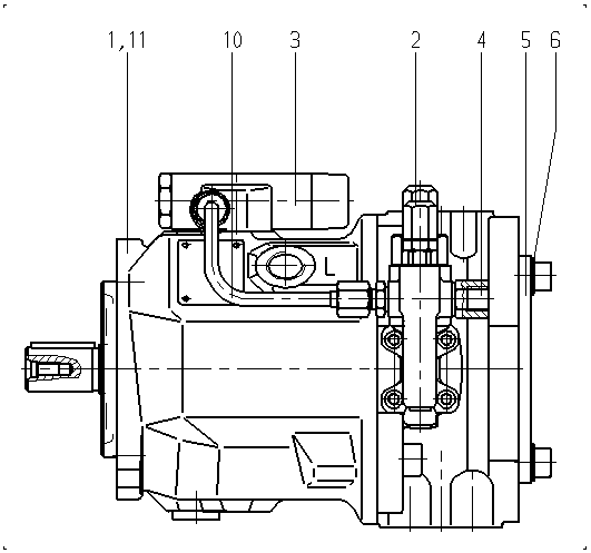 A A10VSO 28 DFLR/31R-VSA12K68 -SO200 — Drawing