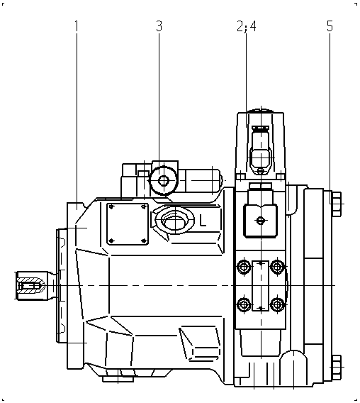A A10V O 71+DFEO/31R-PSC62K01 -SO200 — Drawing