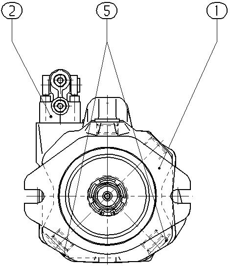 AH A10V O 45 DRG /52L-PSC12N00 -S2155 — Drawing