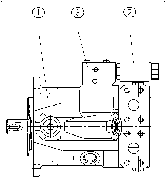 A A10V M 45 EZ1 /52W1-VRC60N007 -S1065 — Drawing