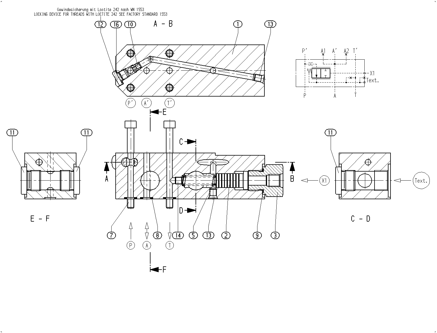 FLUSHING VALVE — Drawing