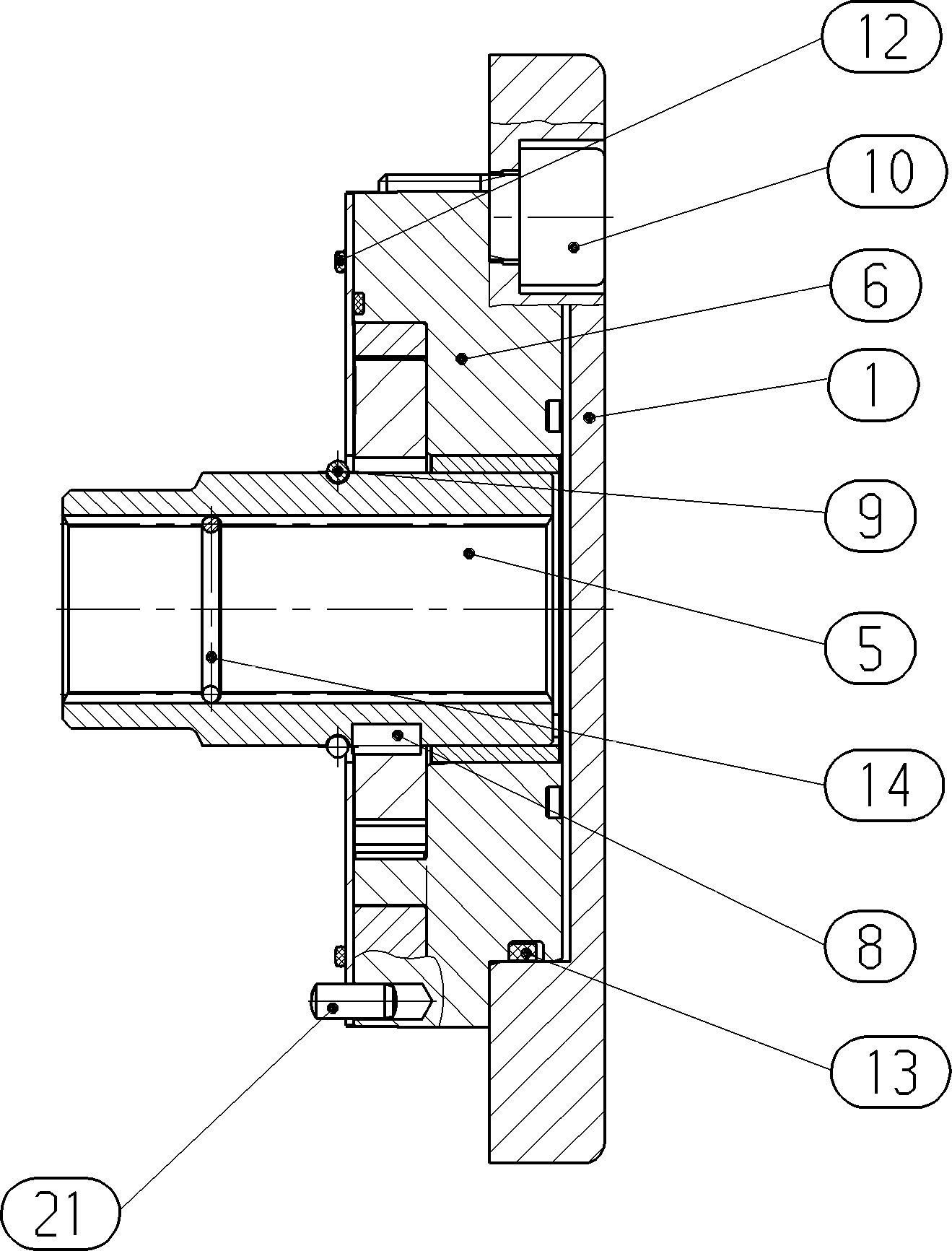 INTERNAL GEAR PUMP — Drawing