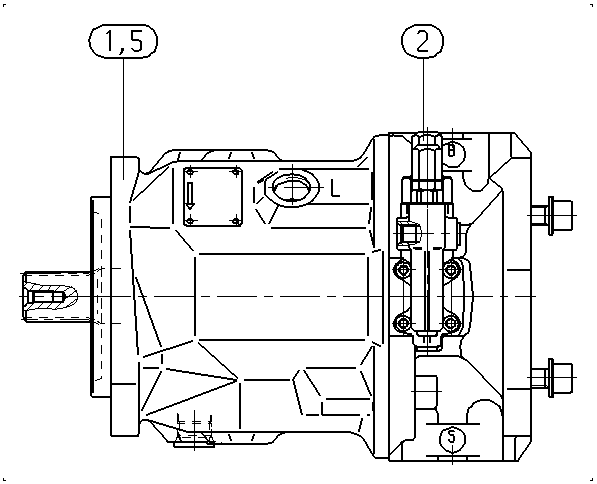 A A10V O 71 DRG /31R-PRC92K08 -SO 52 — Drawing