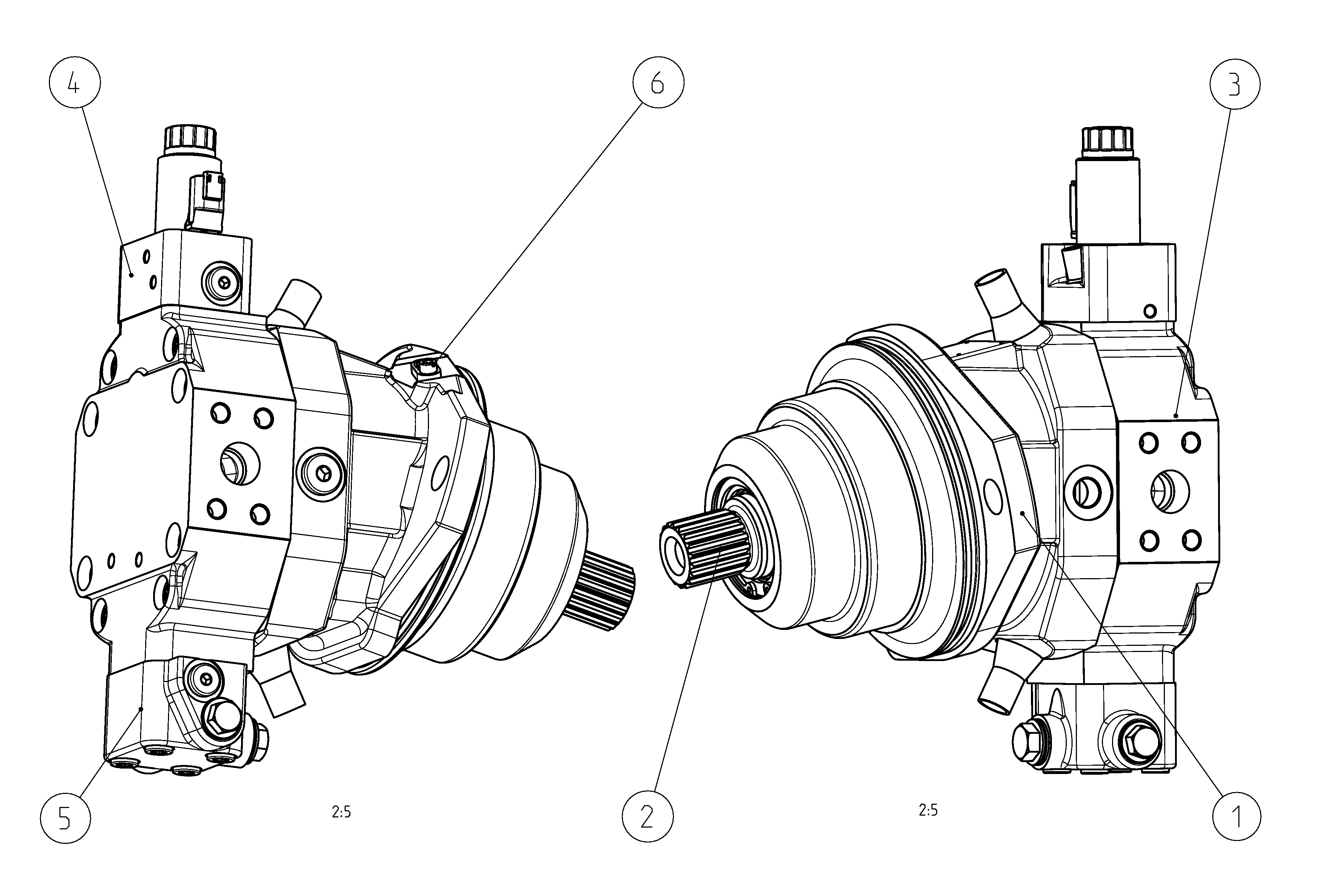 A6VE80EP1/63W-VAL027UPB — Drawing