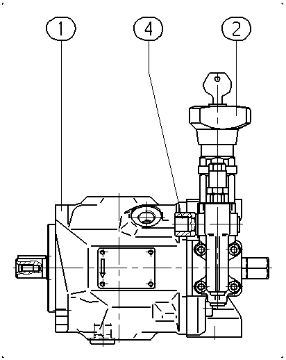 A A10VSO 18 DFR /31R-PPA12N00 -SO155 — Drawing