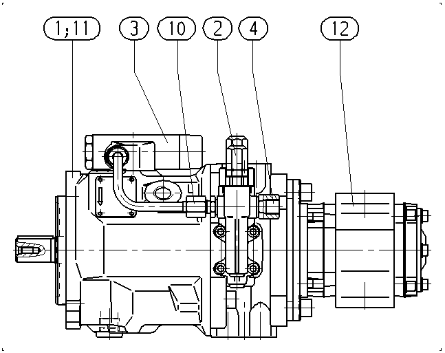 A A10VSO 28 DFLR/31R-PPA12O30 — Drawing