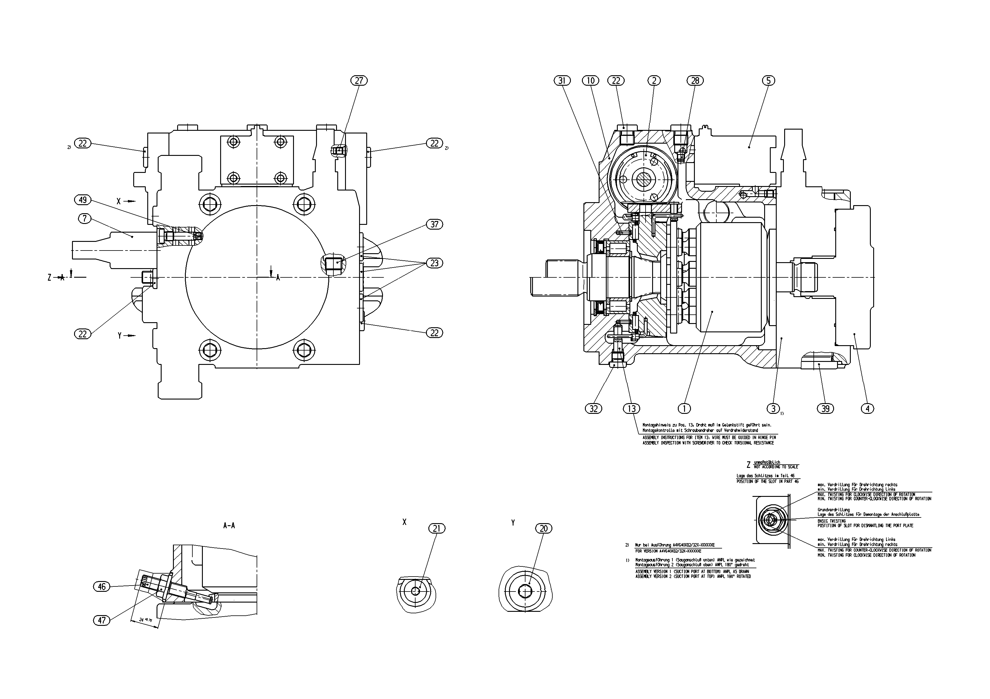 A4VG40HWDL3R/32R-NZC02N003E-S — Drawing