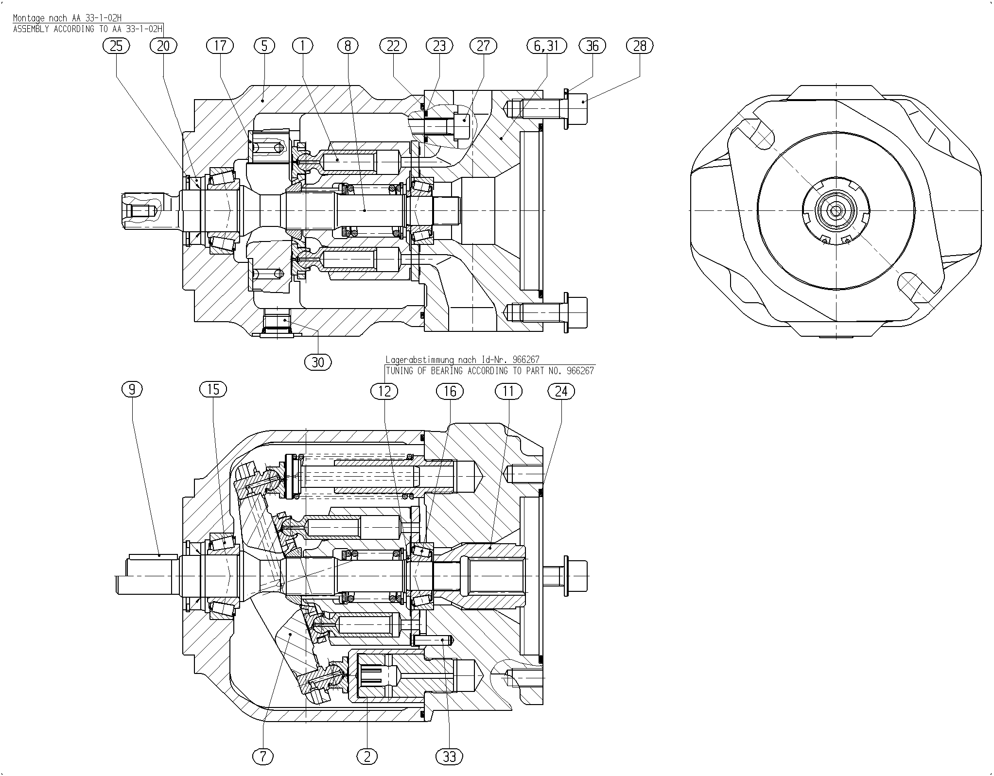 G A10VSO 18 OV /31R-VKC62K52 — Drawing